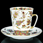 0069177/81.10376.00.1 ЛФЗ ЧАШКА С БЛЮДЦЕМ МАЙСКАЯ "ЗОЛОТЫЕ ВЕТОЧКИ"