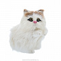 Игрушка из меха "Пушистая кошка", фотография 1. Интернет-магазин ЛАВКА ПОДАРКОВ