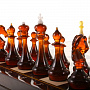 Шахматный ларец с янтарными фигурами 37х37 см, фотография 13. Интернет-магазин ЛАВКА ПОДАРКОВ