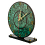 Часы настольные из малахита. Златоуст, фотография 2. Интернет-магазин ЛАВКА ПОДАРКОВ
