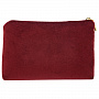 Бархатная косметичка с вышивкой "Нежность". Бордовая, фотография 3. Интернет-магазин ЛАВКА ПОДАРКОВ
