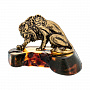 Статуэтка с янтарем "Нападающий лев", фотография 5. Интернет-магазин ЛАВКА ПОДАРКОВ