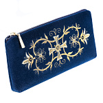 -2090000012095 Очечник тк.бархат Мод 249-1 Рис 428 А разм 10*19*2 /тк.бархат т-синий /4.23.04