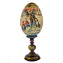 Пасхальное яйцо на подставке "Русская зима", фотография 1. Интернет-магазин ЛАВКА ПОДАРКОВ