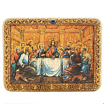 0031109/15*20см Икона подарочная "Тайная Вечеря" мор.дуб  в ПУ (RTI-207.m)