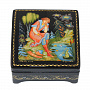 Шкатулка с художественной росписью "Царевна-лягушка", фотография 3. Интернет-магазин ЛАВКА ПОДАРКОВ