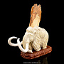Статуэтка из рога лося "Мамонт", фотография 1. Интернет-магазин ЛАВКА ПОДАРКОВ