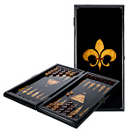 300562-Янтарные Нарды с Инкрустацией 57,5*27,5*6,5 см