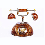 8082-Б Янтарь Шкатулка "Старинный телефон" Бронза