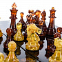 Шахматы с фигурами из янтаря "Классические" 32х32 см, фотография 6. Интернет-магазин ЛАВКА ПОДАРКОВ