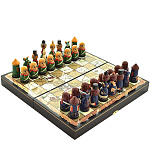 04010-30*15см ШАХМАТЫ дорожные "БОРОДИНО. 1812г.2 