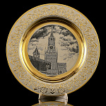 Декоративная тарелка "Спасская башня". Златоуст