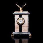 0059143  Нат камень ЧАСЫ "ОРЕЛ"  