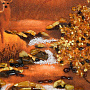 Картина янтарная "Олени в лесу" 60х40 см, фотография 3. Интернет-магазин ЛАВКА ПОДАРКОВ
