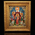 0037773-50*57см ИКОНА "ВЕРА НАДЕЖДА ЛЮБОВЬ И МАТЬ ИХ СОФЬЯ" №194 (живопись, масло,темпера)
