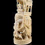 Скульптура из кости "Индийская охота", фотография 3. Интернет-магазин ЛАВКА ПОДАРКОВ
