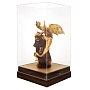 Скульптура из янтаря и бронзы "Дракон на скале", фотография 2. Интернет-магазин ЛАВКА ПОДАРКОВ