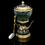  Златоуст Икорница "Дары Моря" (нефрит)