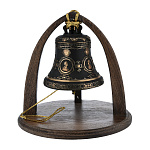 0050801/1856 КОЛОКОЛ БОЛЬШОЙ на подставке  вес 3кг