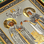 Икона "Святые Петр и Феврония" 34,5 х 40,5 см, фотография 6. Интернет-магазин ЛАВКА ПОДАРКОВ