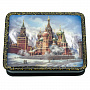 Шкатулка с художественной росписью "Храм Василия Блаженного", фотография 4. Интернет-магазин ЛАВКА ПОДАРКОВ