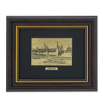 202664 /ВСПК1519ЧБ0117  ОФОРТ ч/б 15*19 см "Кремль. Васильевский спуск  " 