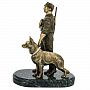 Бронзовая статуэтка "Пограничник", фотография 3. Интернет-магазин ЛАВКА ПОДАРКОВ