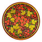 0024186 Хохлома ПАННО-ТАРЕЛКА прес. 400*20мм 18070400020