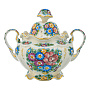 Сахарница "Семейная". Гжель в цвете, фотография 1. Интернет-магазин ЛАВКА ПОДАРКОВ