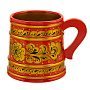 Кружка "Торжество". Хохлома, фотография 1. Интернет-магазин ЛАВКА ПОДАРКОВ