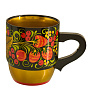 Кружка "Клубника". Хохлома, фотография 1. Интернет-магазин ЛАВКА ПОДАРКОВ