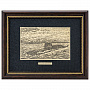 Офорт черно-белый "Военно-морской флот России" Субмарина. 25x32 см, фотография 4. Интернет-магазин ЛАВКА ПОДАРКОВ