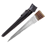 0080013 НАБОР ШАМПУРОВ "тигр" подарочный в чехле без мангала