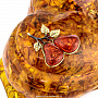 Шкатулка из янтаря "Сердце. Ветка груши", фотография 2. Интернет-магазин ЛАВКА ПОДАРКОВ