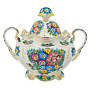 Сахарница "Семейная". Гжель в цвете, фотография 3. Интернет-магазин ЛАВКА ПОДАРКОВ