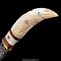 Сувенирный нож на подставке из кости "Белый орел", фотография 7. Интернет-магазин ЛАВКА ПОДАРКОВ
