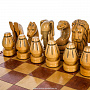 Эксклюзивные большие деревянные шахматы "Животный мир" 60х60 см, фотография 2. Интернет-магазин ЛАВКА ПОДАРКОВ