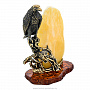 Статуэтка с янтарем "Ворон у скалы", фотография 2. Интернет-магазин ЛАВКА ПОДАРКОВ