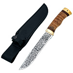 202602 Златоуст Нож Войск Национальной гвардии РФ алюм,береста 04316