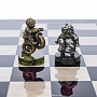 Шахматный ларец с фигурами из бронзы "Спорт" 48х48 см, фотография 5. Интернет-магазин ЛАВКА ПОДАРКОВ