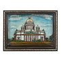Панно деревянное "Исаакиевский собор" 50х38 см, фотография 1. Интернет-магазин ЛАВКА ПОДАРКОВ