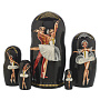 Матрешка "Балет" 5 мест, фотография 4. Интернет-магазин ЛАВКА ПОДАРКОВ