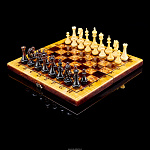 Шахматы с янтарными фигурами "Янтарный дебют"