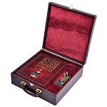 0023040 НАБОР подарочный "Поклоннику водки":Книга+Скульптура в ПУ