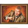Картина янтарная "Портрет В.В. Жириновского", фотография 1. Интернет-магазин ЛАВКА ПОДАРКОВ