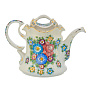 Чайник "Утро". Гжель в цвете, фотография 3. Интернет-магазин ЛАВКА ПОДАРКОВ