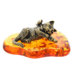 0045780/127 Сувенир Кот с любовью Сувенир (коньячный)