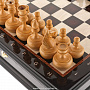 Шахматный ларец с деревянными фигурами 48х48 см, фотография 4. Интернет-магазин ЛАВКА ПОДАРКОВ
