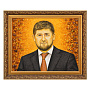 Картина янтарная "Кадыров" 40х50 см, фотография 1. Интернет-магазин ЛАВКА ПОДАРКОВ