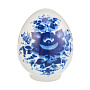 Пасхальное яйцо с росписью. Гжель, фотография 4. Интернет-магазин ЛАВКА ПОДАРКОВ